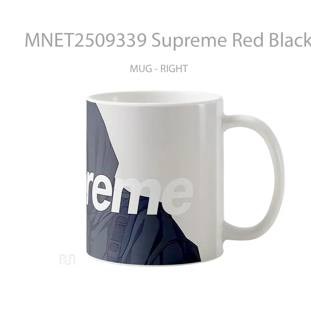 Supreme Red Black Hoodie Aesthetic Mug MNET2509339