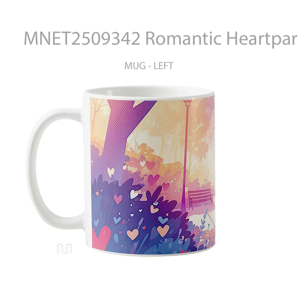 Romantic Heartpark Walkway Mug MNET2509342 - All-side / Desain