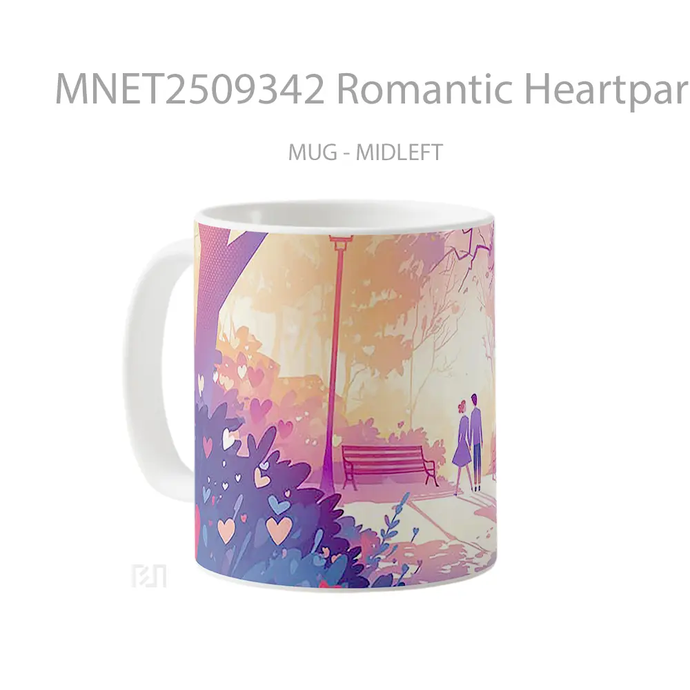 Romantic Heartpark Walkway Mug MNET2509342 - All-side / Desain