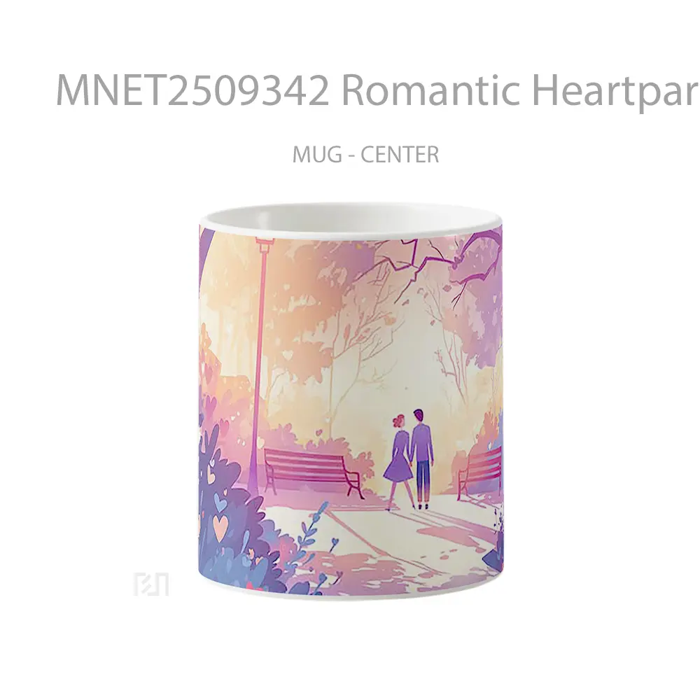 Romantic Heartpark Walkway Mug MNET2509342 - All-side / Desain