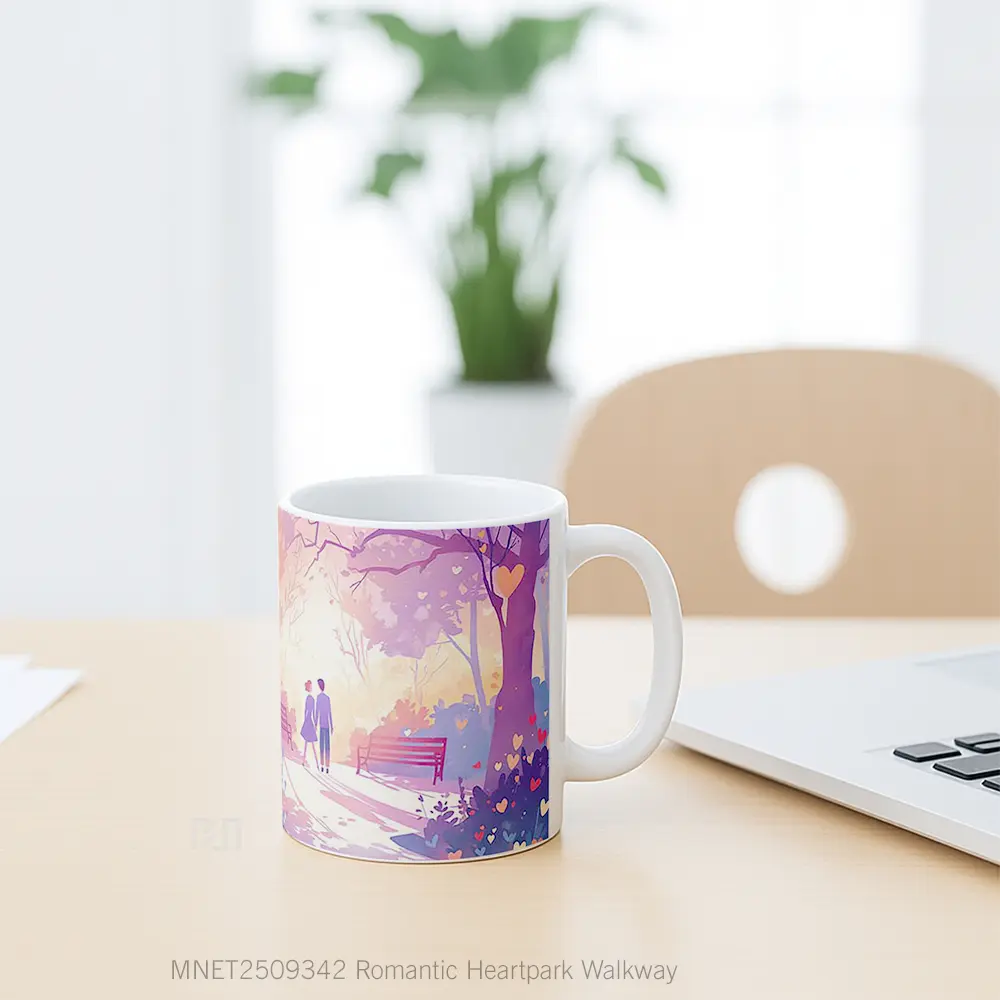 Romantic Heartpark Walkway Mug MNET2509342 - All-side / Desain