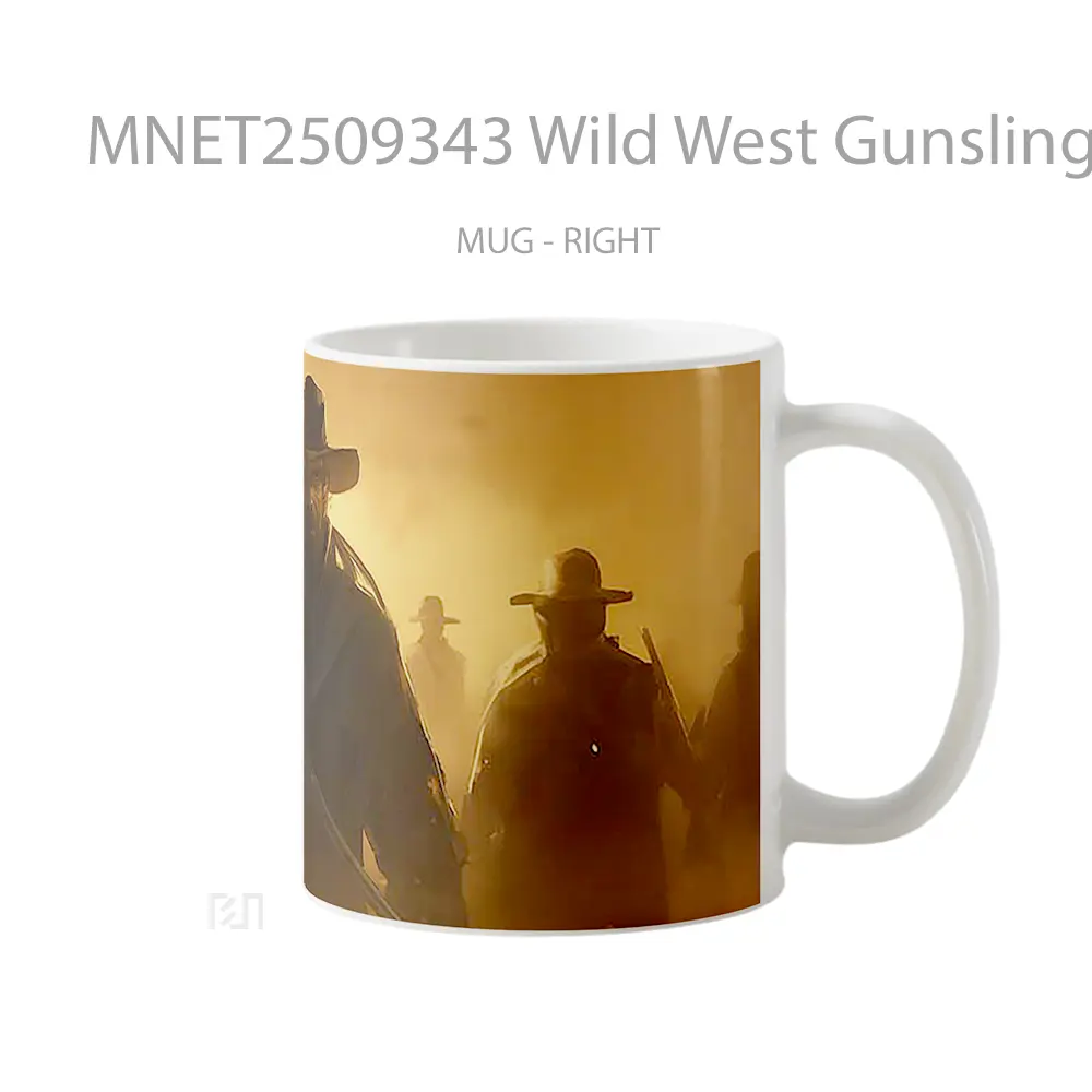 Wild West Gunslingers Dusty Scene Mug MNET2509343
