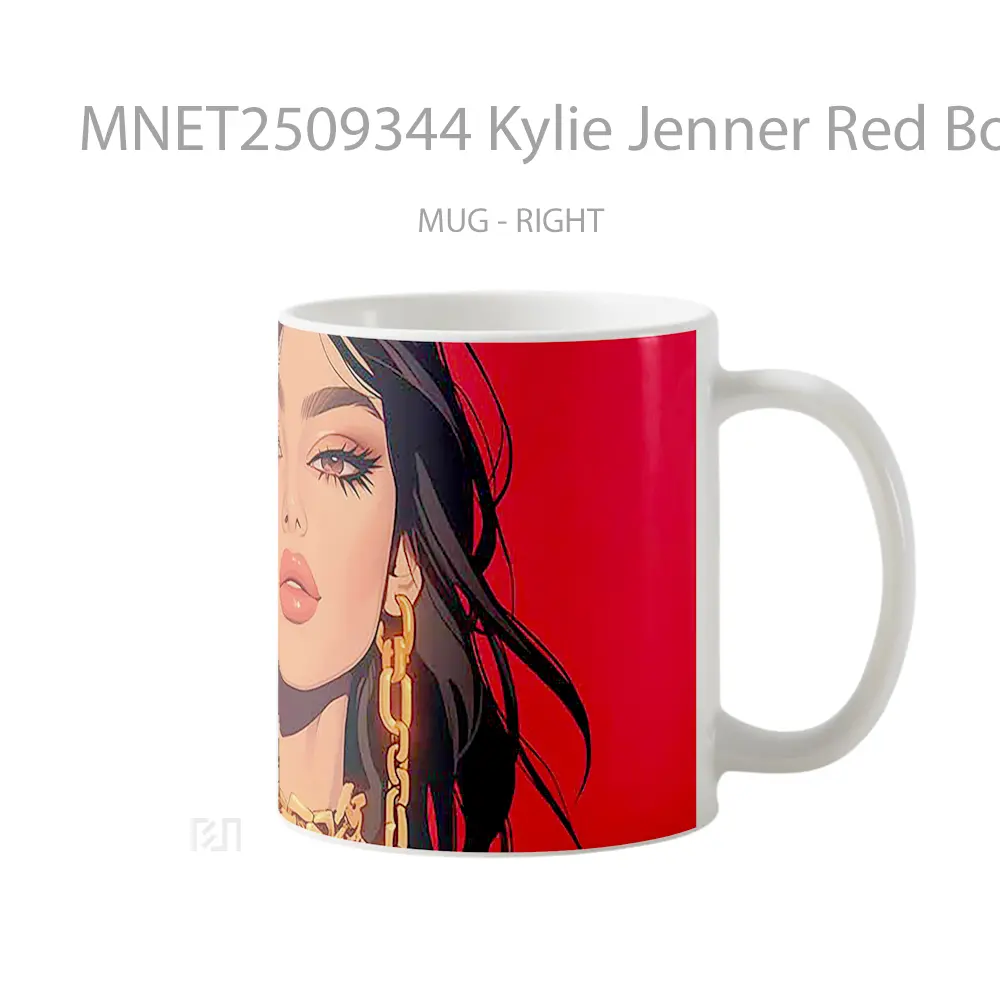 Kylie Jenner Red Bold Style Mug MNET2509344