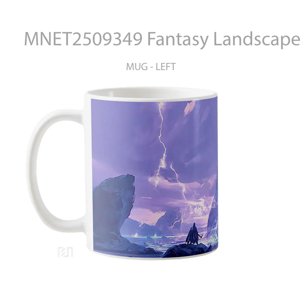 Fantasy Landscape Storm Magic Mug MNET2509349 - All-side / Desain