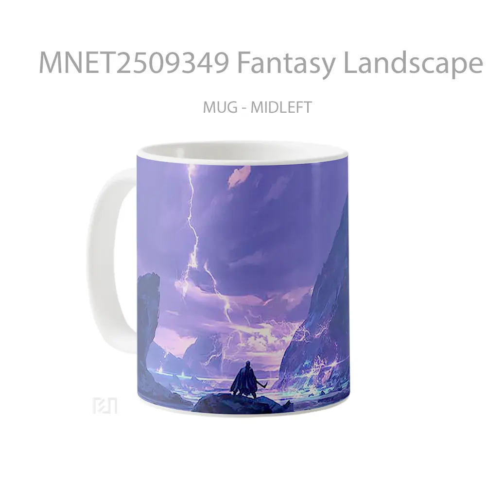 Fantasy Landscape Storm Magic Mug MNET2509349 - All-side / Desain