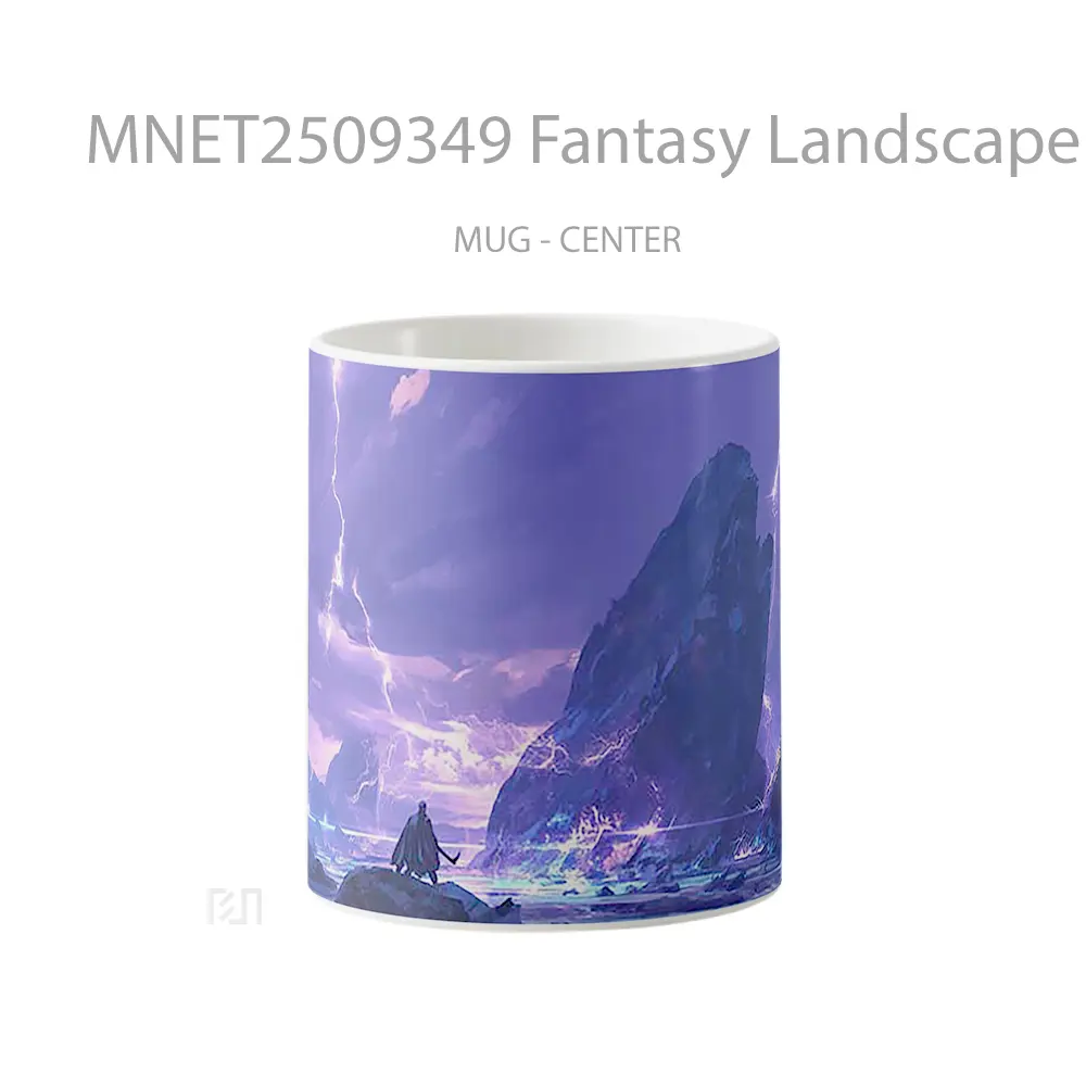 Fantasy Landscape Storm Magic Mug MNET2509349 - All-side / Desain