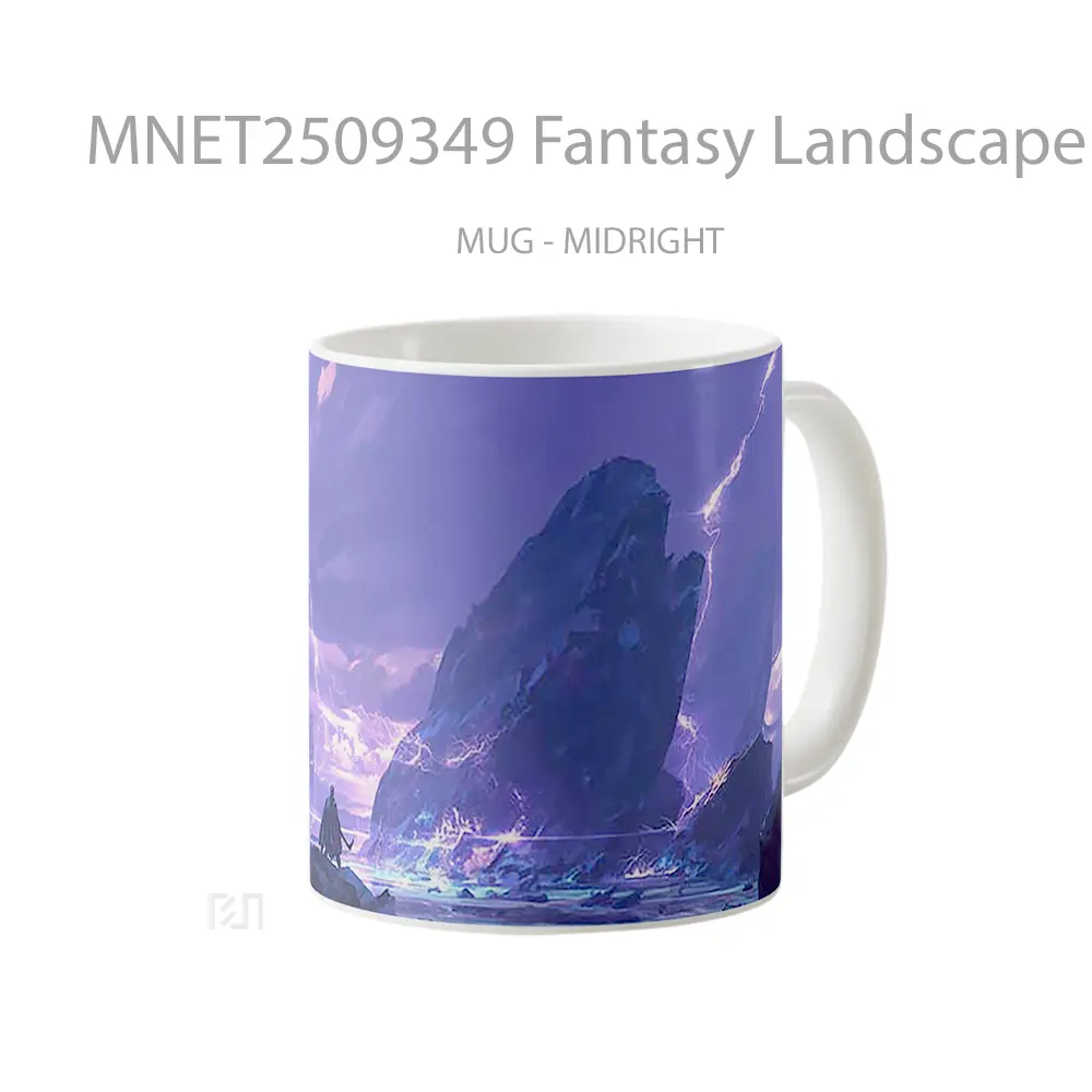 Fantasy Landscape Storm Magic Mug MNET2509349 - All-side / Desain