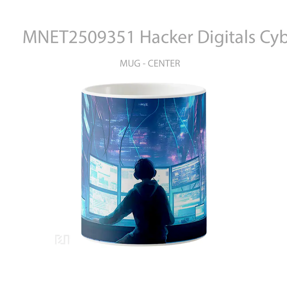 Hacker Digitals Cyberpunk Mug MNET2509351 - All-side / Desain