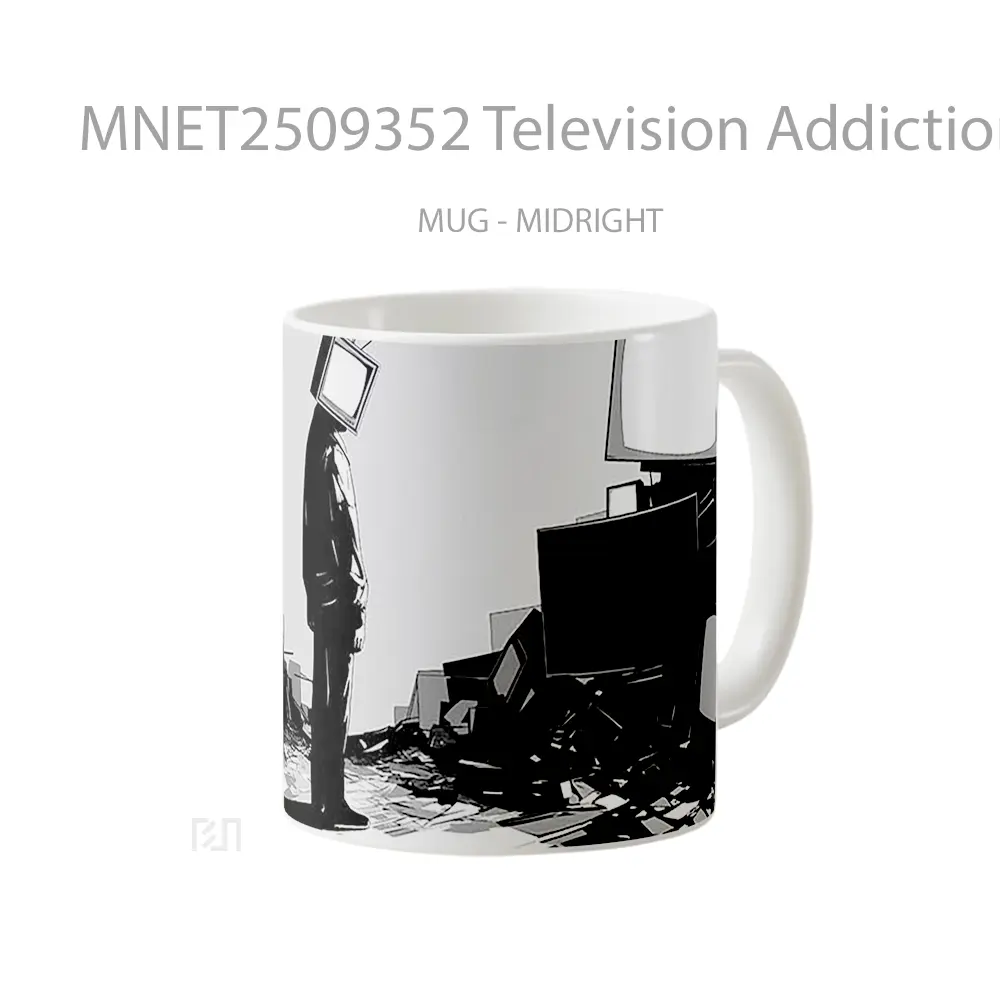 Television Addiction Surrounded Bys Mug MNET2509352 - All-side / Desain