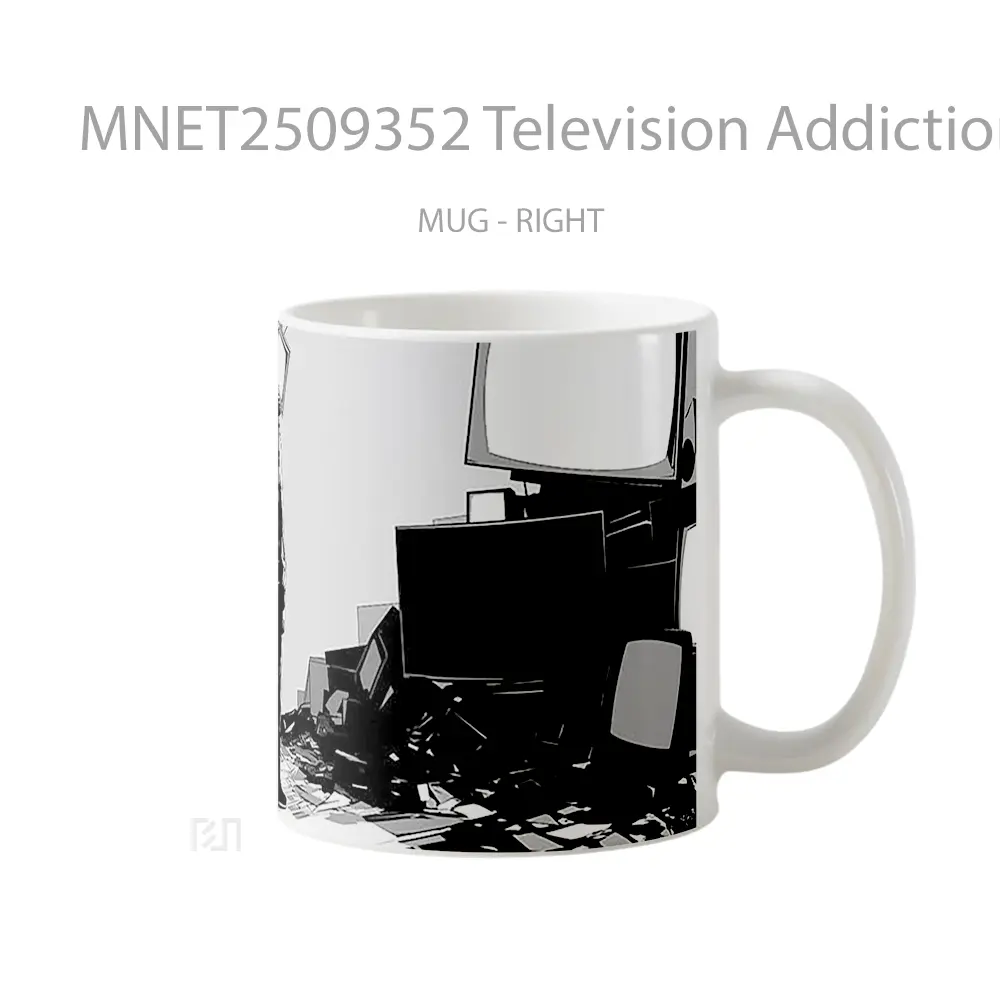 Television Addiction Surrounded Bys Mug MNET2509352