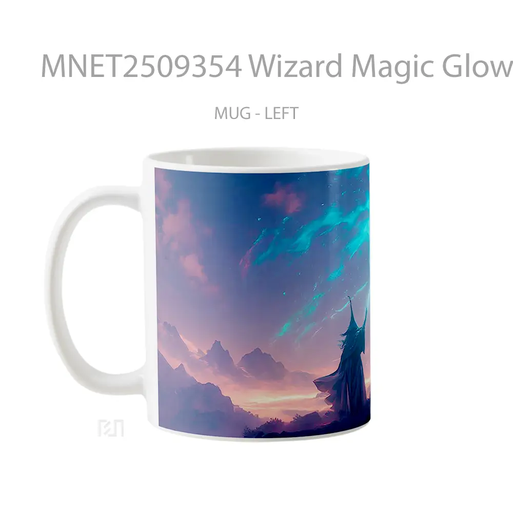 Wizard Magic Glow Mug MNET2509354 - All-side / Desain