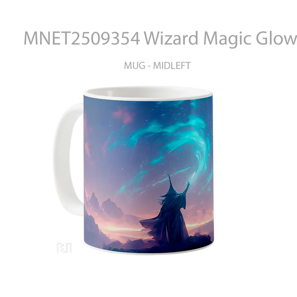Wizard Magic Glow Mug MNET2509354 - All-side / Desain