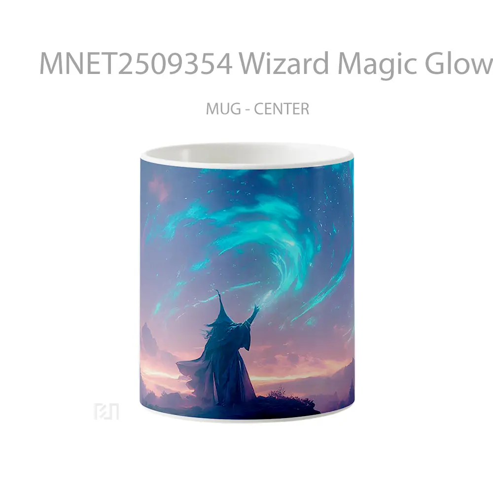 Wizard Magic Glow Mug MNET2509354 - All-side / Desain
