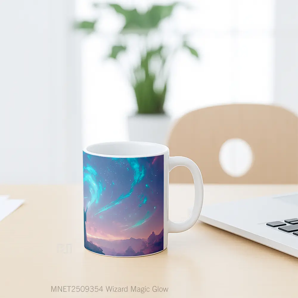 Wizard Magic Glow Mug MNET2509354 - All-side / Desain