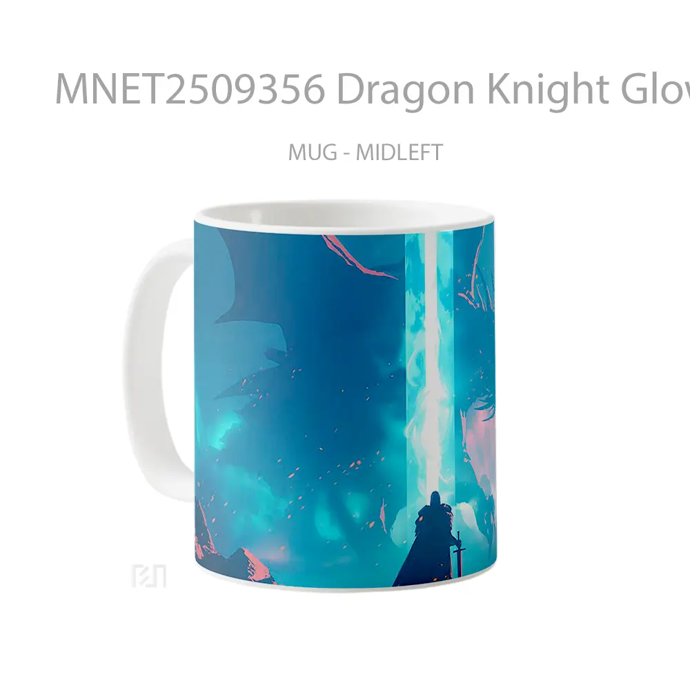 Dragon Knight Glowing Pillar Mug MNET2509356 - All-side / Desain