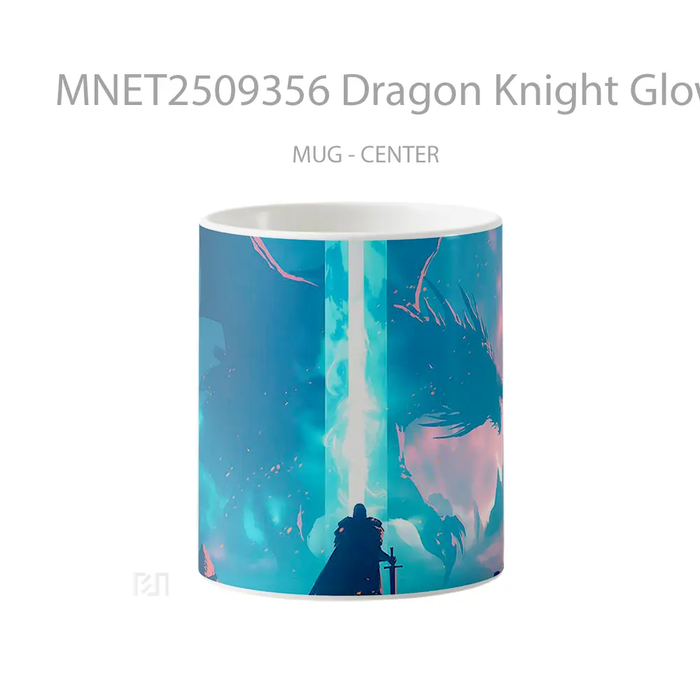 Dragon Knight Glowing Pillar Mug MNET2509356 - All-side / Desain
