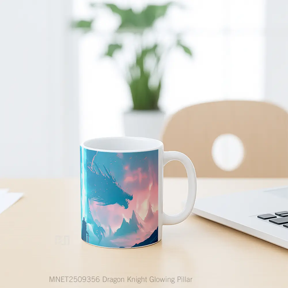 Dragon Knight Glowing Pillar Mug MNET2509356 - All-side / Desain