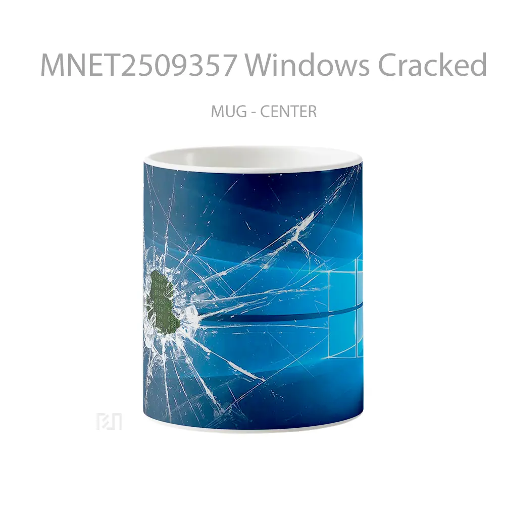 Windows Cracked Mug MNET2509357 - All-side / Desain