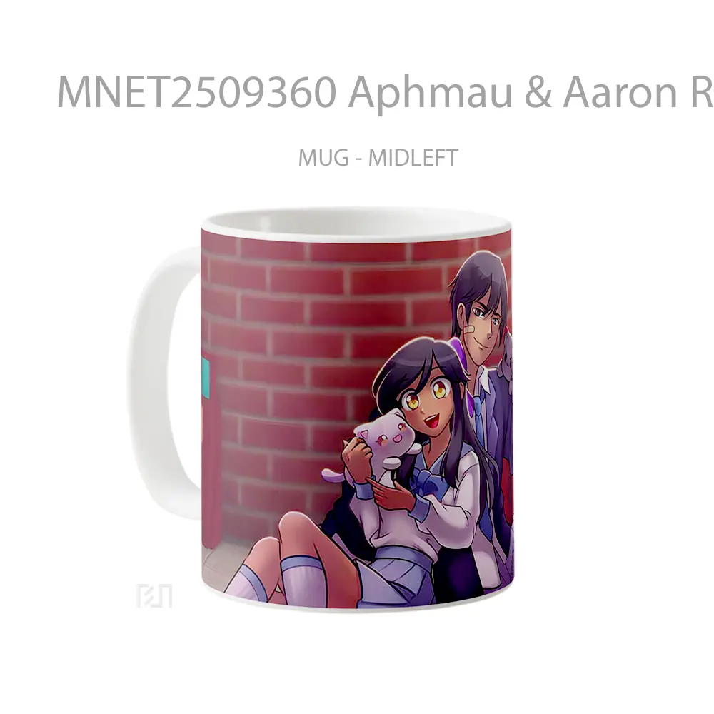 Aphmau & Aaron Romantic Anime Mug MNET2509360 - All-side / Desain
