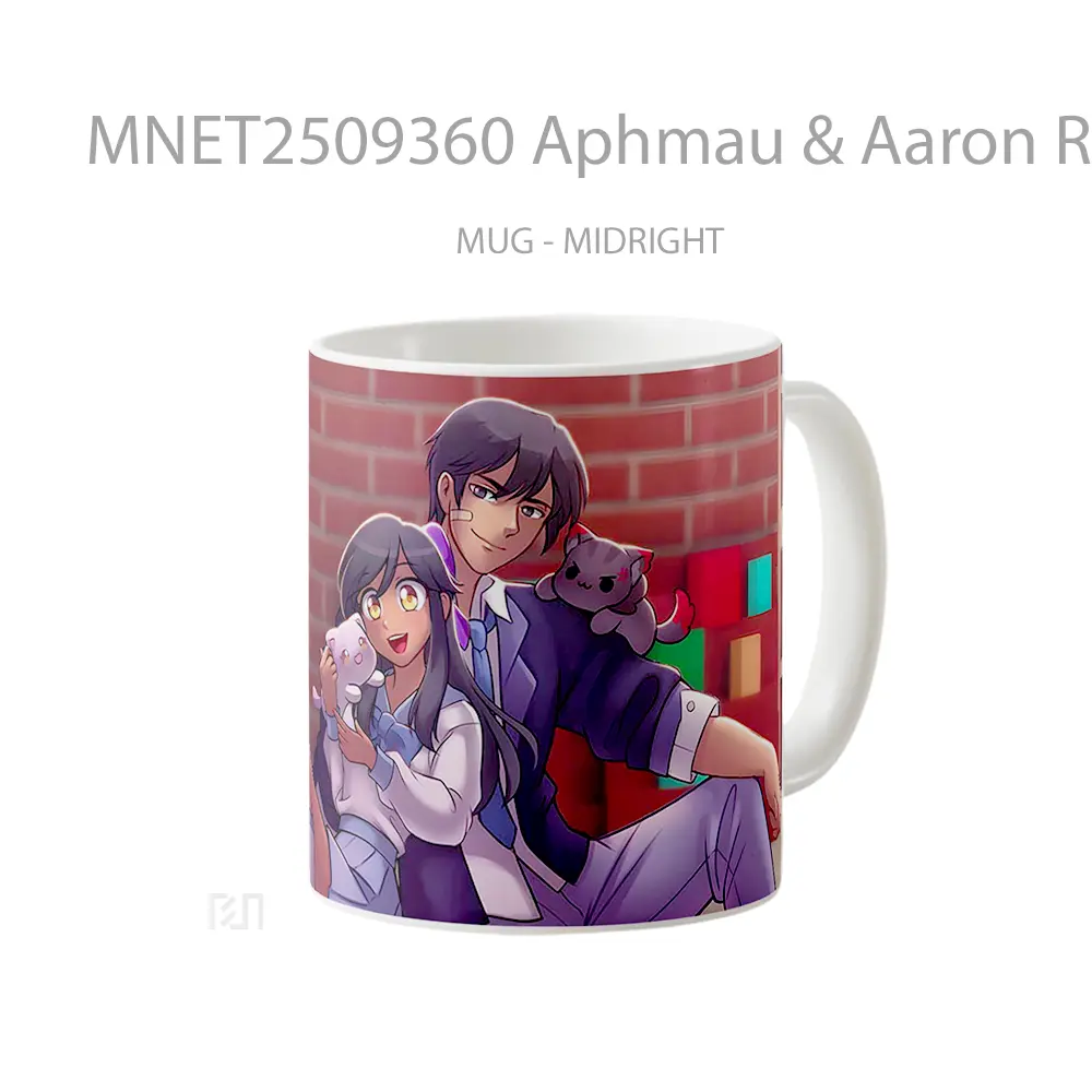 Aphmau & Aaron Romantic Anime Mug MNET2509360 - All-side / Desain