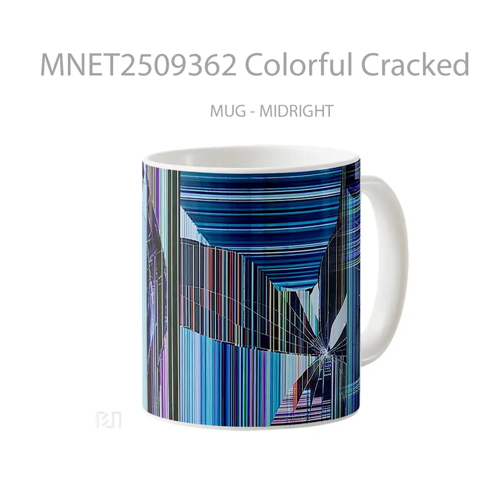 Colorful Cracked Mug MNET2509362 - All-side / Desain