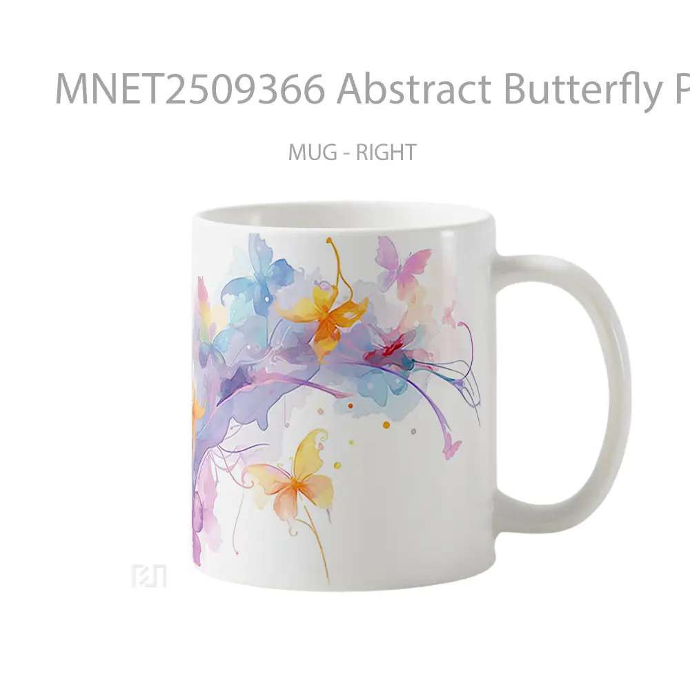 Abstract Butterfly Painting Mug MNET2509366