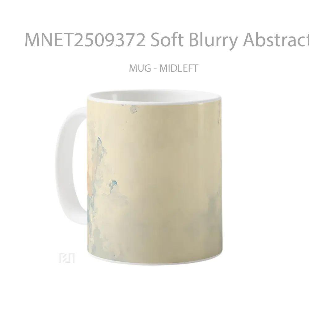 Soft Blurry Abstract Painting Mug MNET2509372 - All-side / Desain