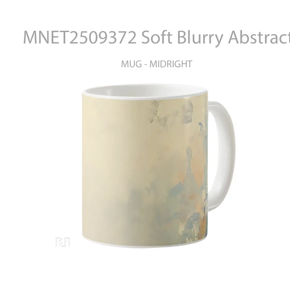 Soft Blurry Abstract Painting Mug MNET2509372 - All-side / Desain