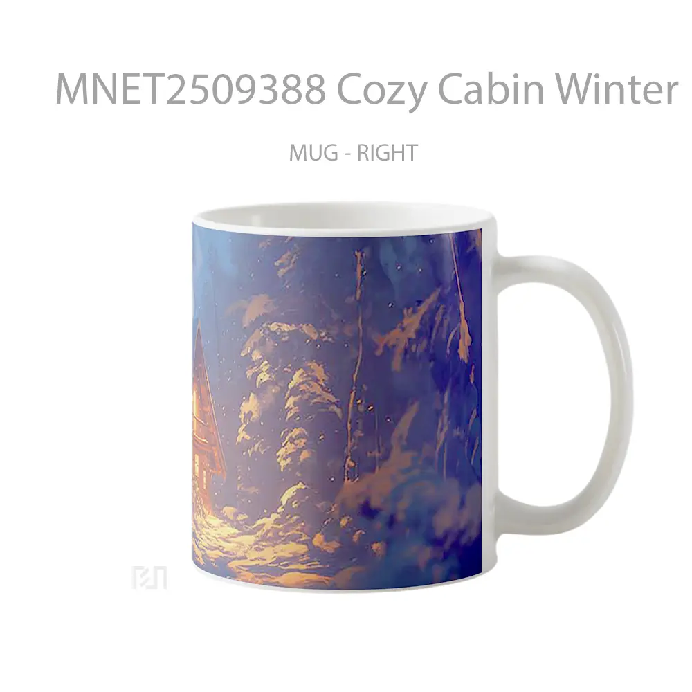 Cozy Cabin Winter Forest Mug MNET2509388