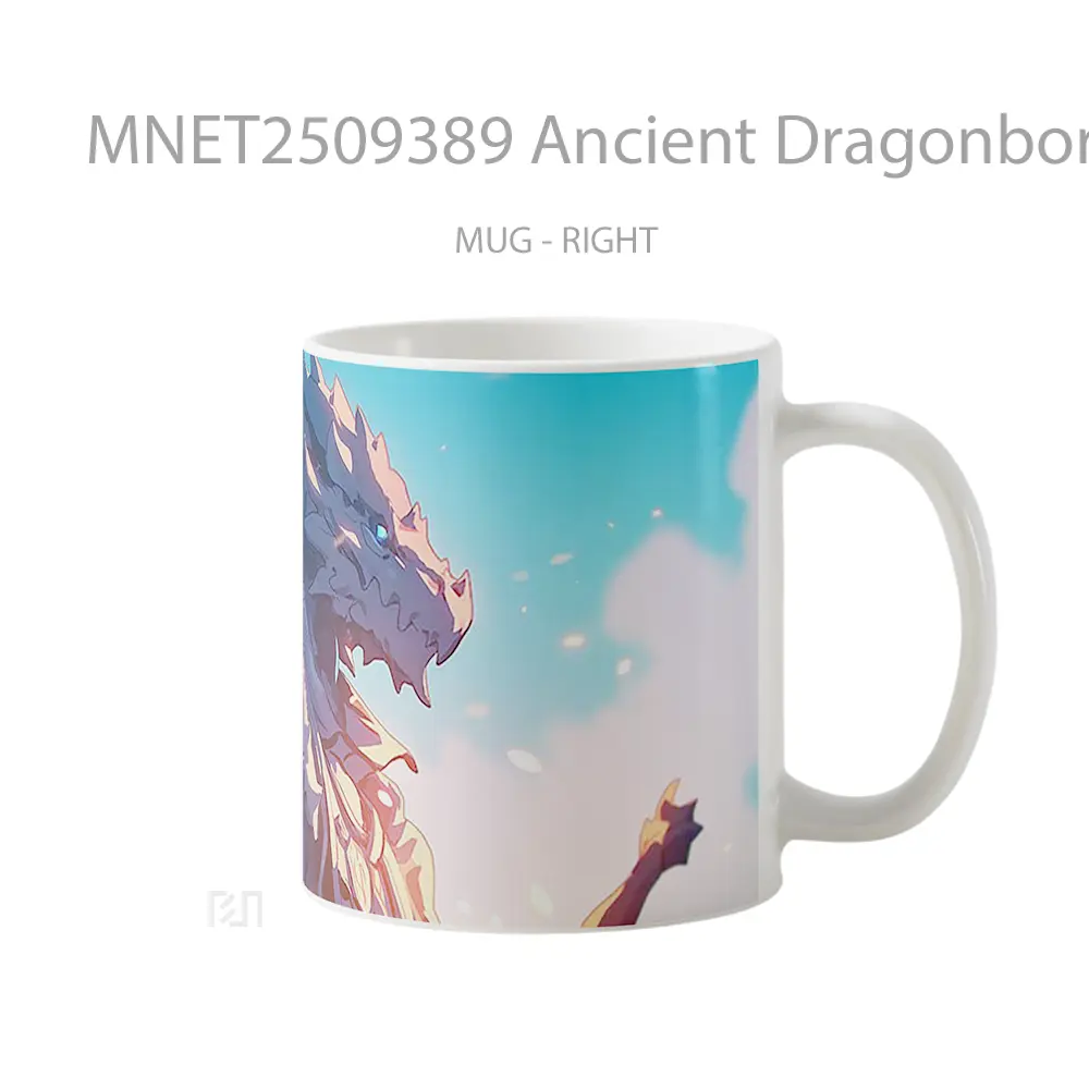 Ancient Dragonborn Sunset Mug MNET2509389