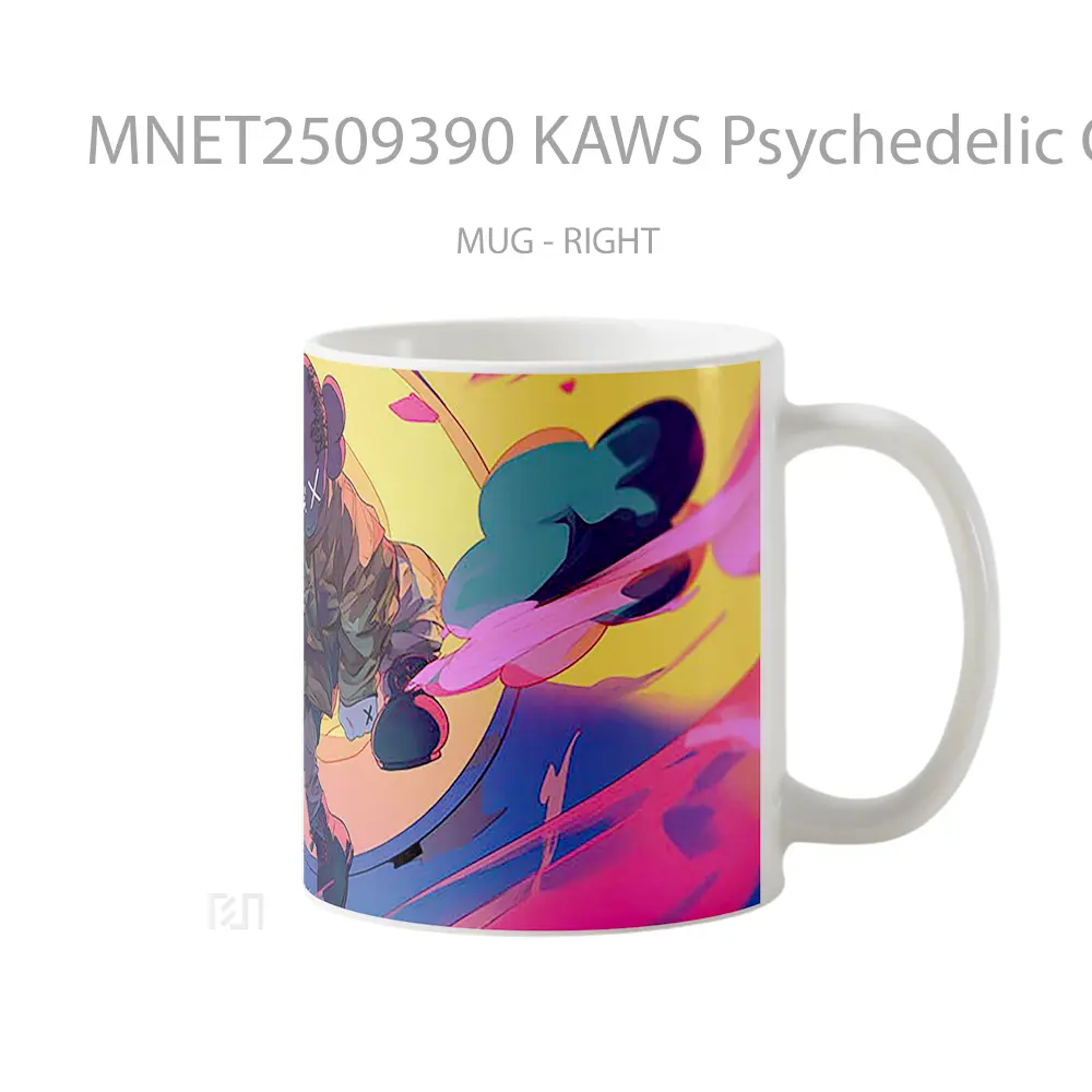 Kaws Psychedelic Colors Art Mug MNET2509390