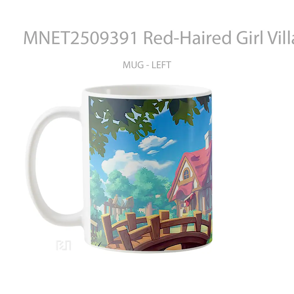 Red Haired Girl Village Adventure Mug MNET2509391 - All-side / Desain