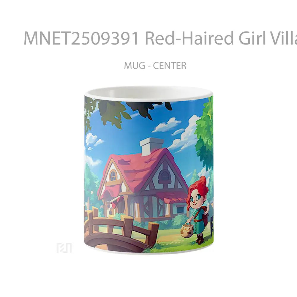 Red Haired Girl Village Adventure Mug MNET2509391 - All-side / Desain