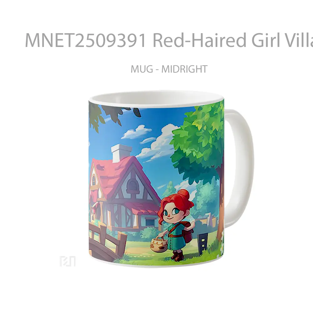 Red Haired Girl Village Adventure Mug MNET2509391 - All-side / Desain