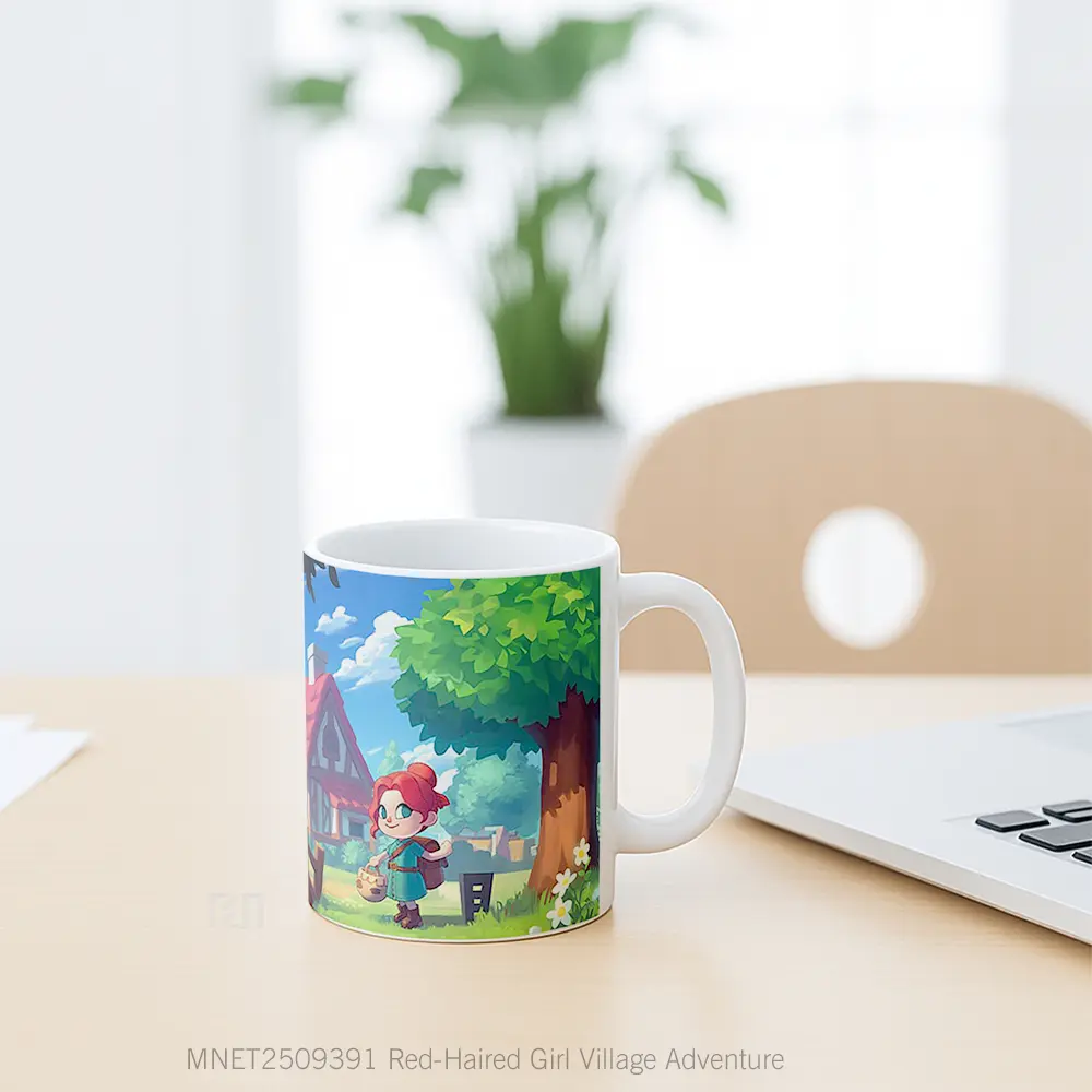 Red Haired Girl Village Adventure Mug MNET2509391 - All-side / Desain