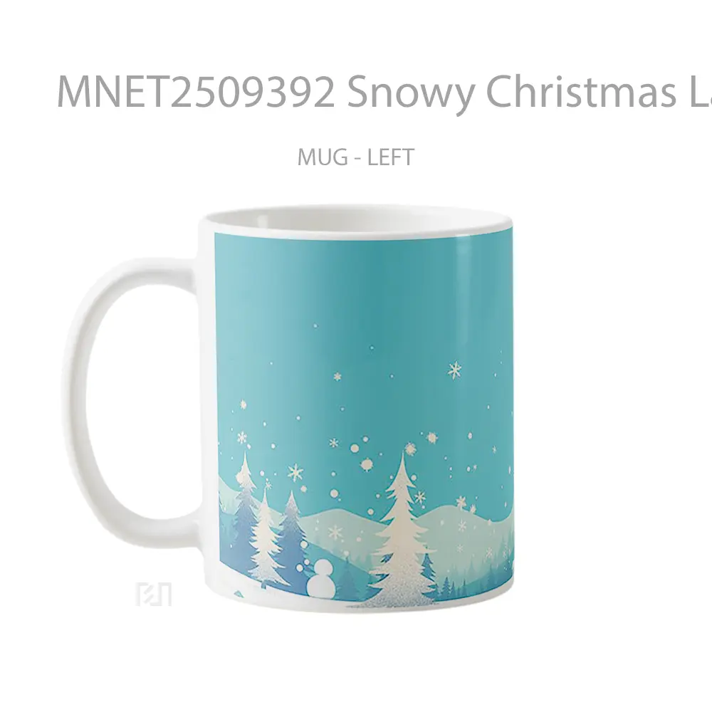 Snowy Christmas Landscape Mug MNET2509392 - All-side / Desain