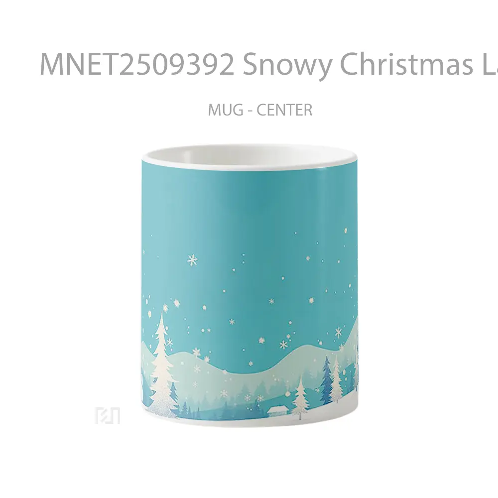 Snowy Christmas Landscape Mug MNET2509392 - All-side / Desain