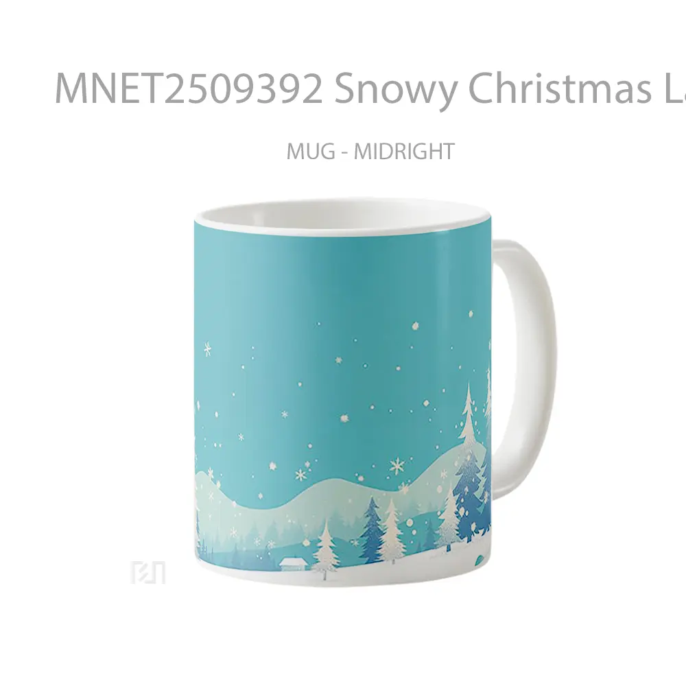 Snowy Christmas Landscape Mug MNET2509392 - All-side / Desain