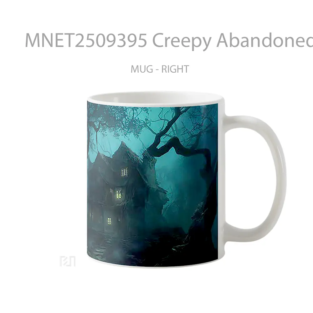 Creepy Abandoned House Dark Forest Mug MNET2509395