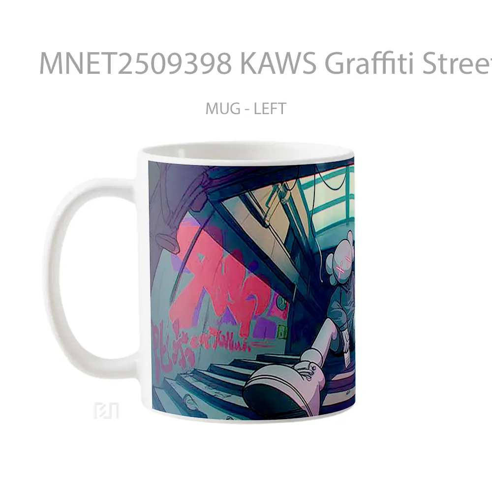Kaws Graffiti Street Art Mug MNET2509398 - All-side / Desain