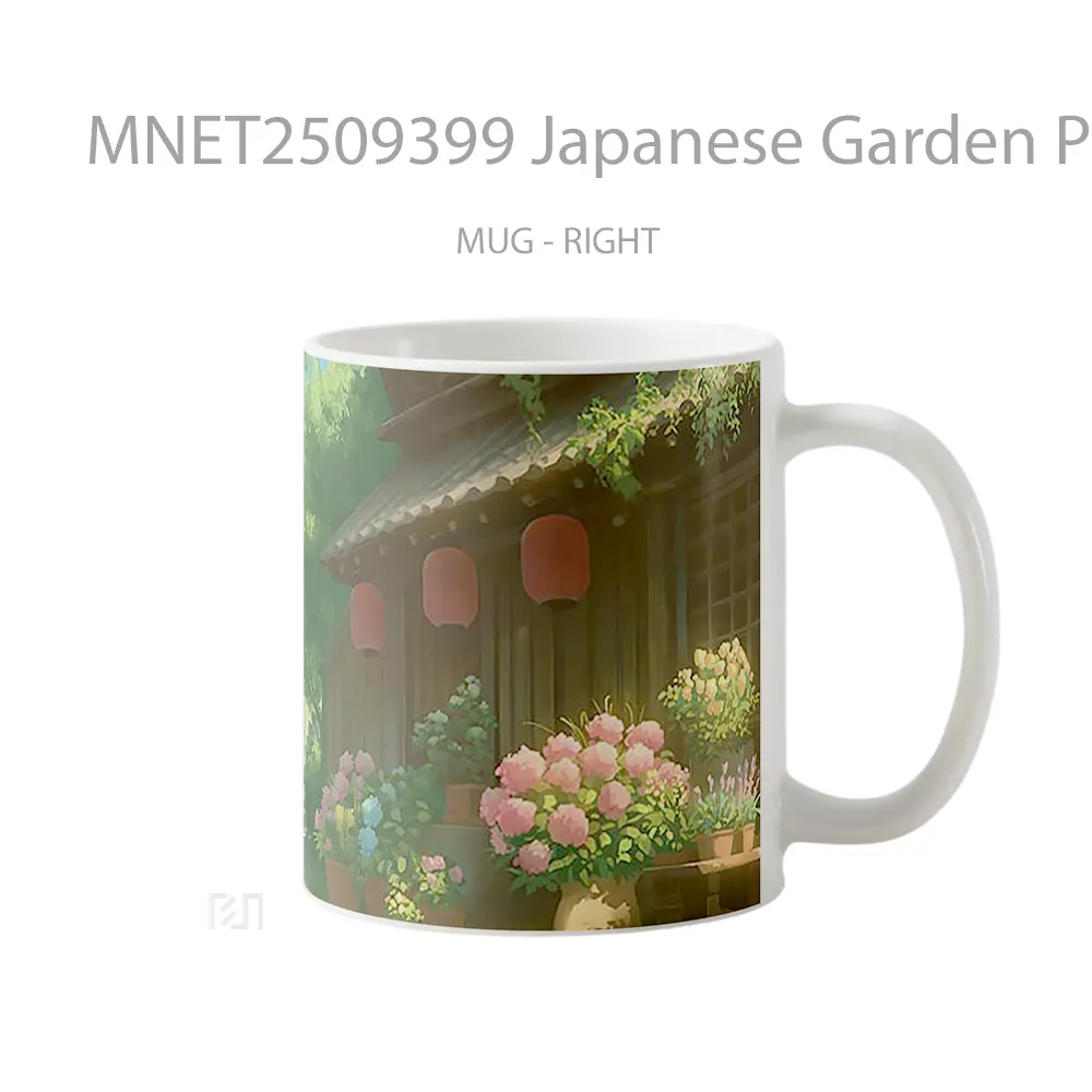 Japanese Garden Peaceful Village Mug MNET2509399
