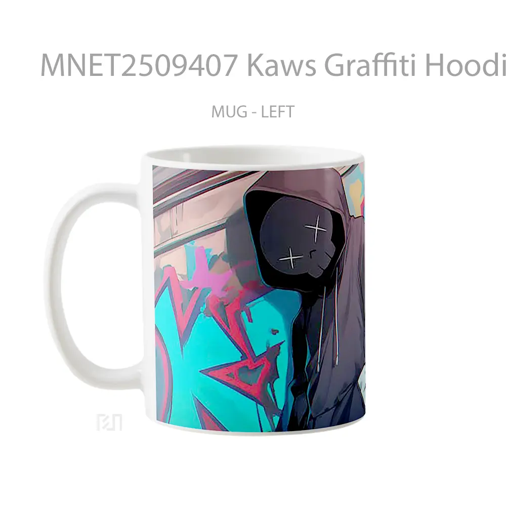 Kaws Graffiti Hoodie Mug MNET2509407 - All-side / Desain
