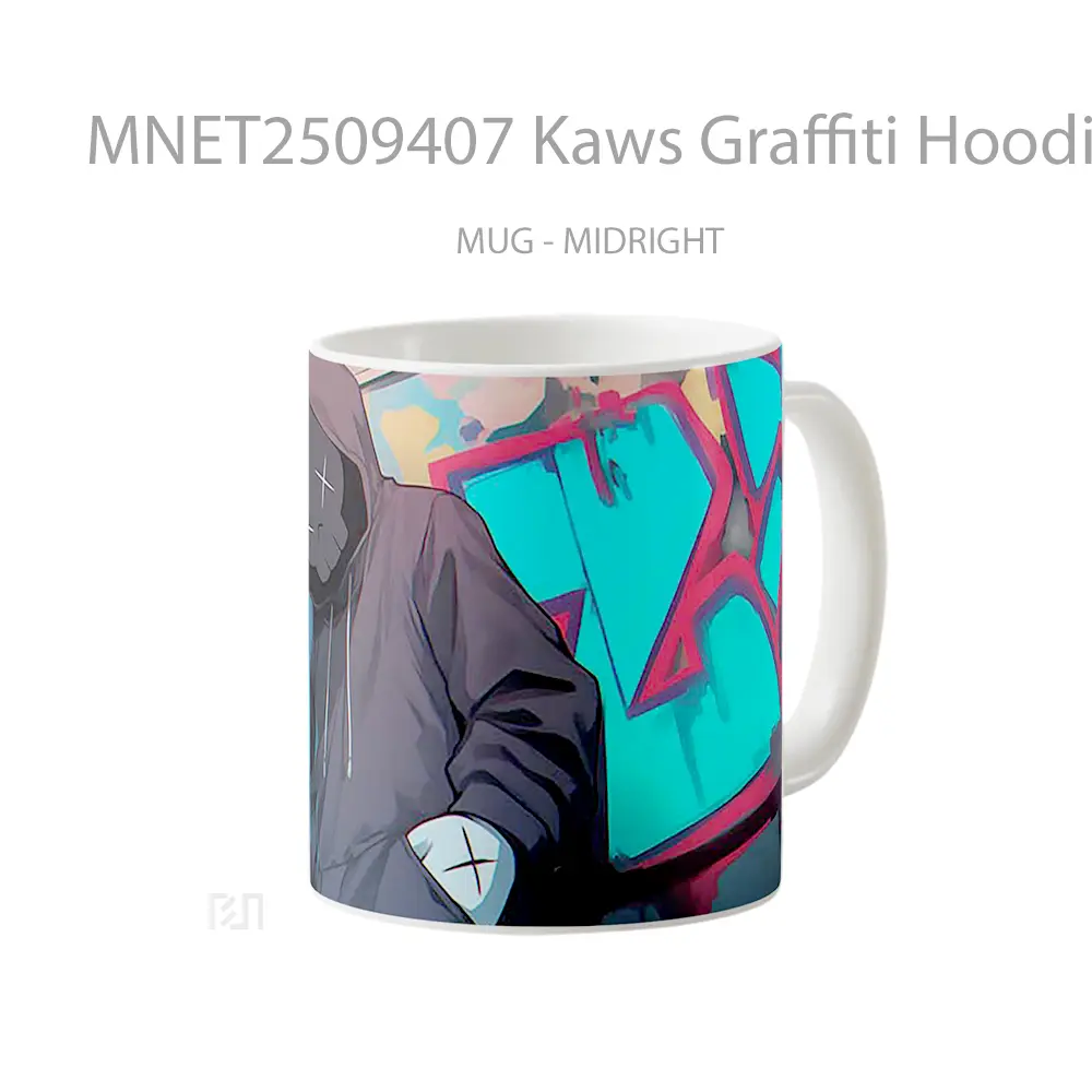 Kaws Graffiti Hoodie Mug MNET2509407 - All-side / Desain