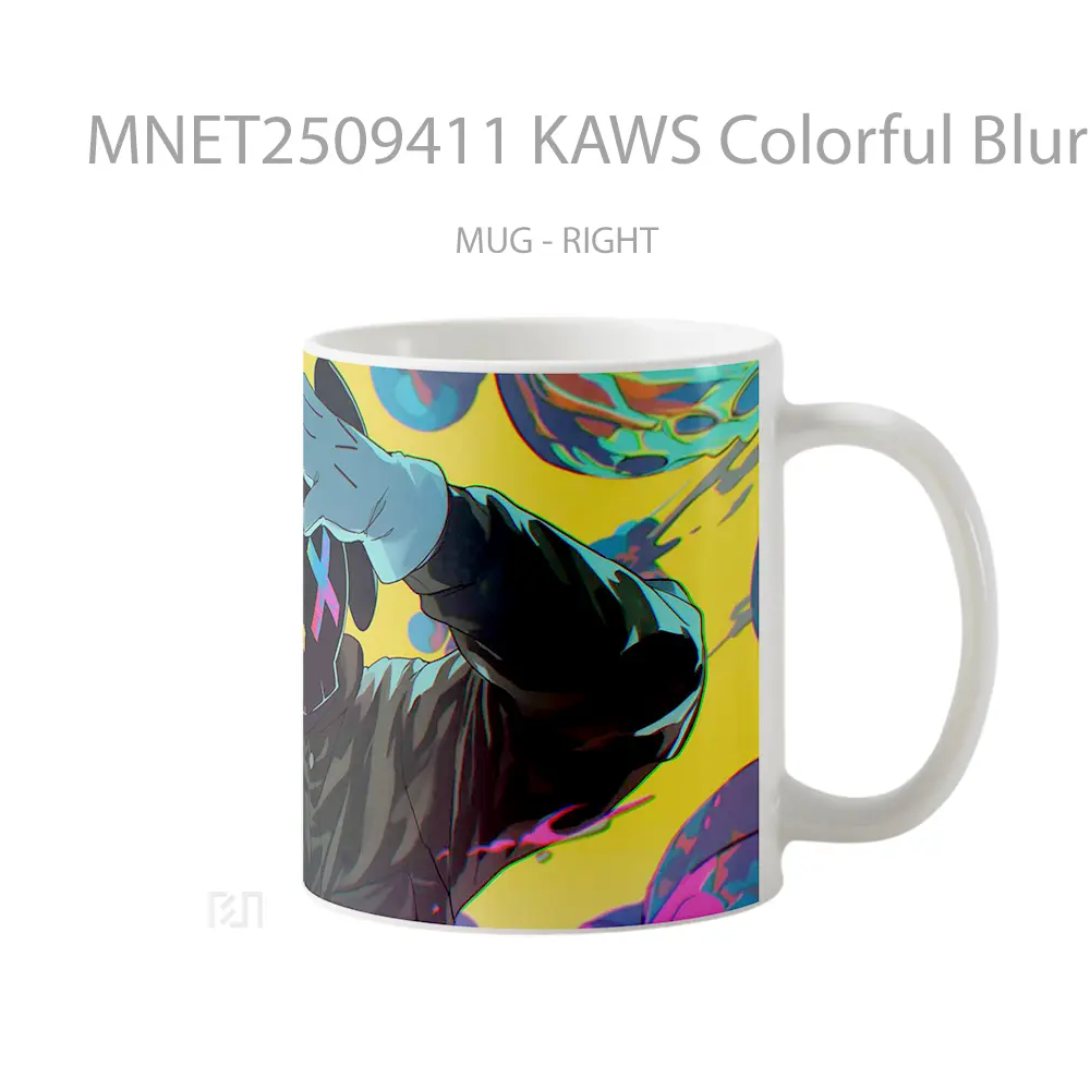 Kaws Colorful Blurred Mug MNET2509411