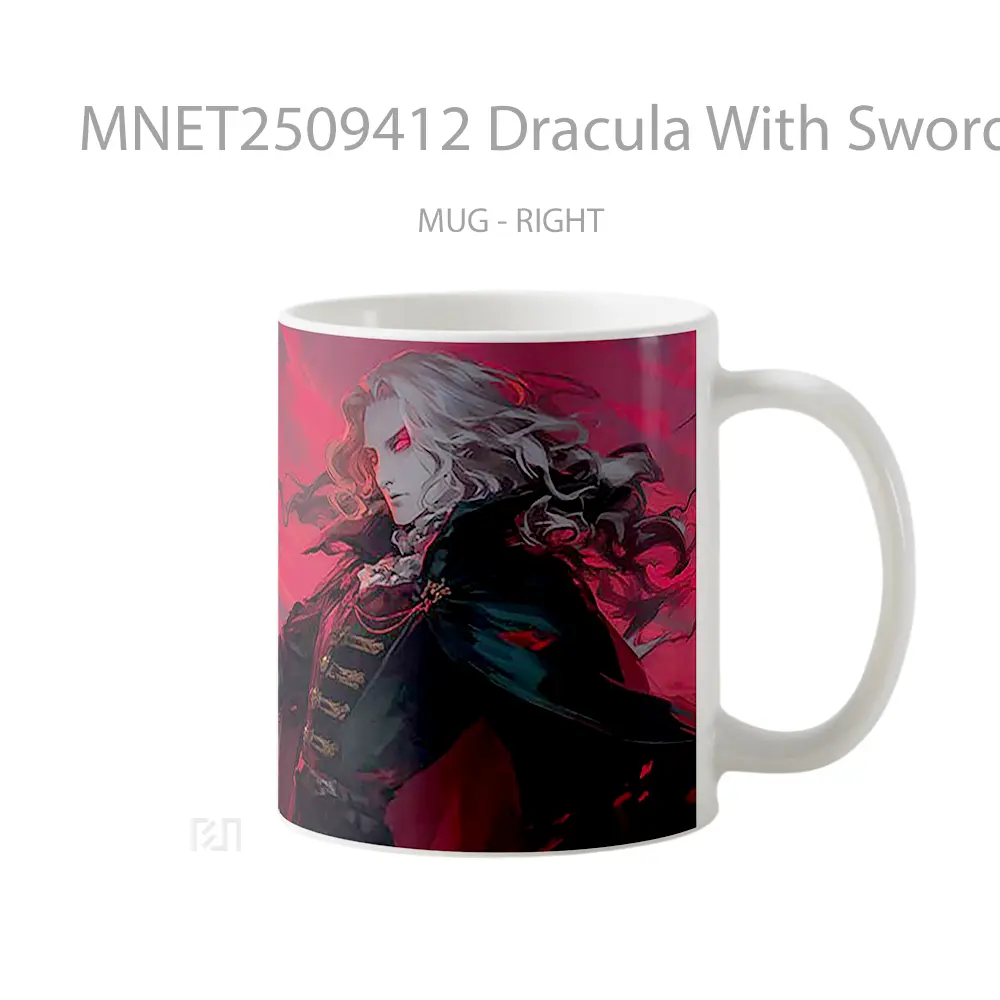 Dracula With Sword Red Mug MNET2509412