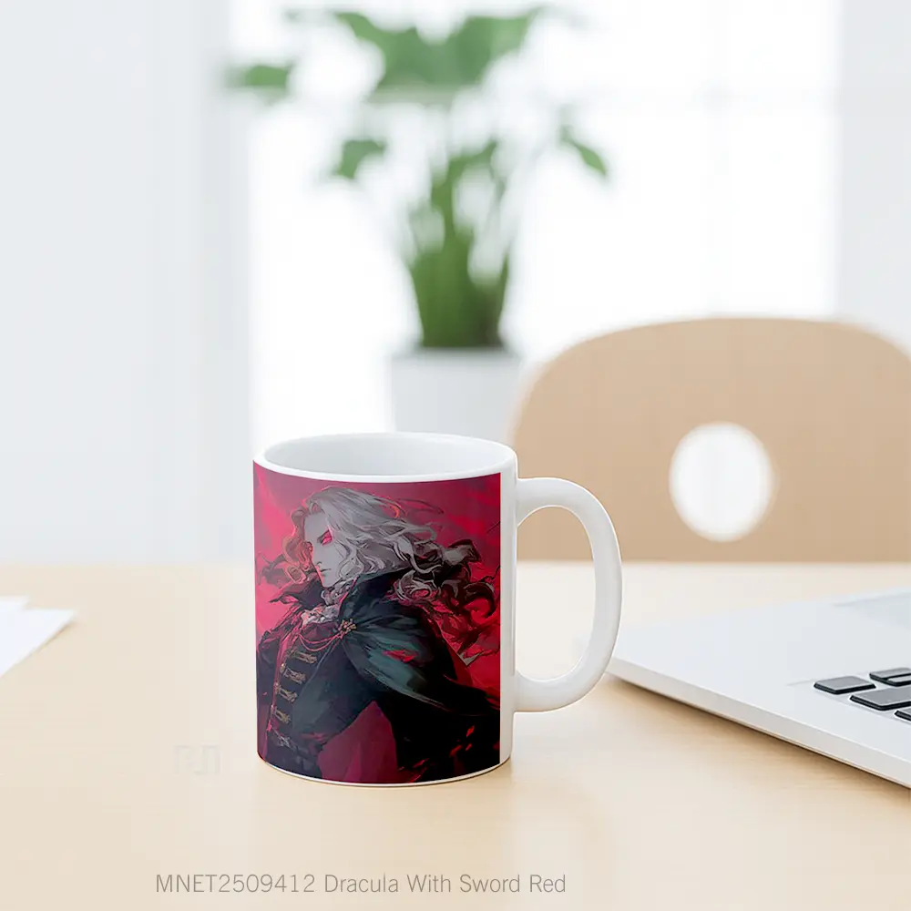 Dracula With Sword Red Mug MNET2509412 - All-side / Desain