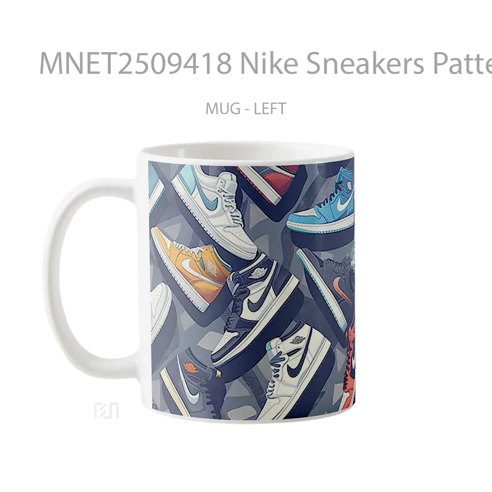 Nike Sneakers Pattern Mug MNET2509418 - All-side / Desain