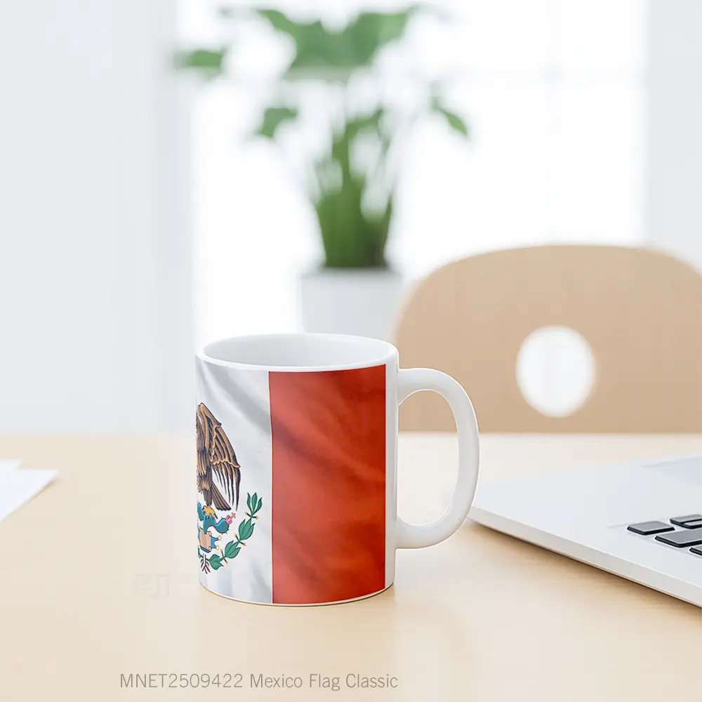 Mexico Flag Classic Mug MNET2509422 - All-side / Desain