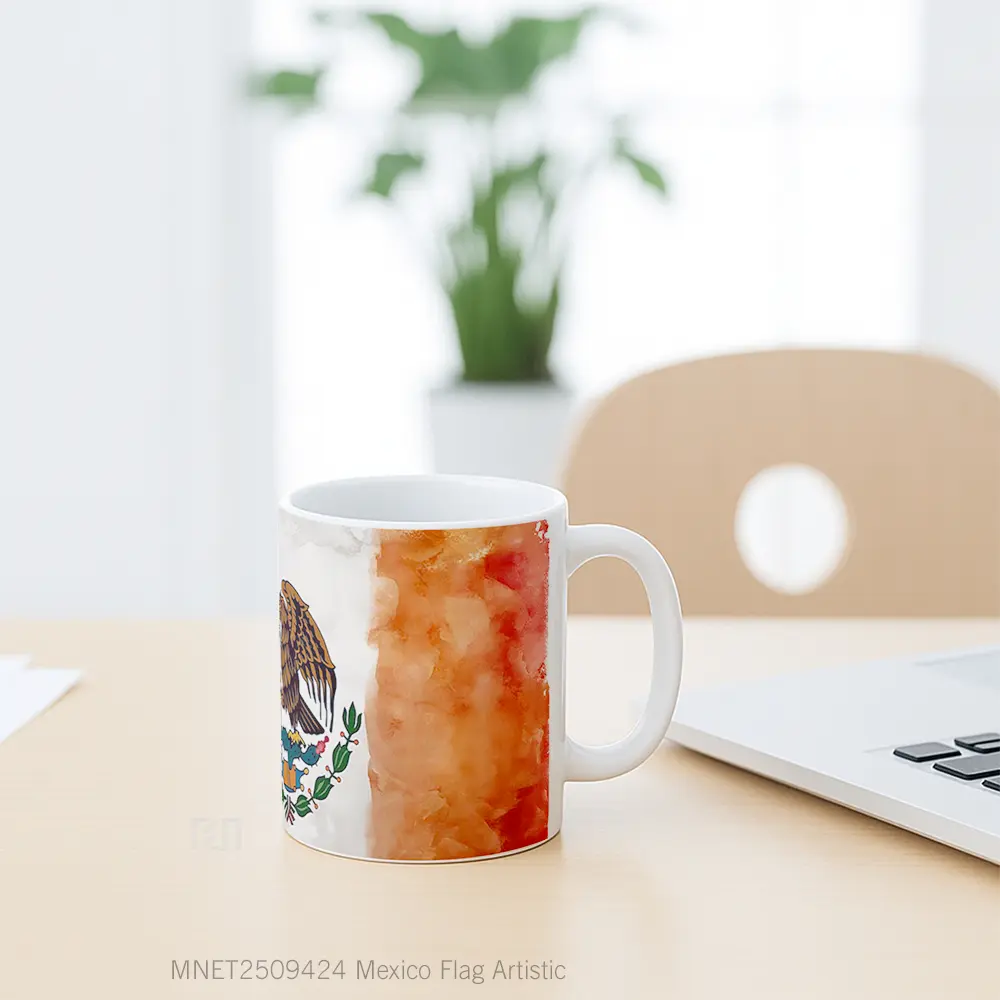 Mexico Flag Artistic Mug MNET2509424 - All-side / Desain