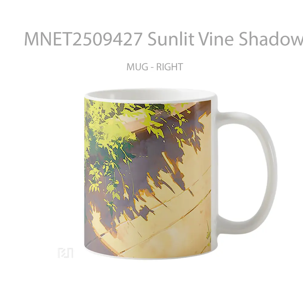 Sunlit Vine Shadow Texture Mug MNET2509427
